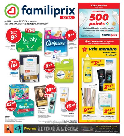 Familiprix Extra Flyer August 11 to 17