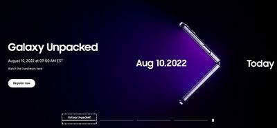 Samsung Canada Offers: Register for Galaxy Unpacked 2022