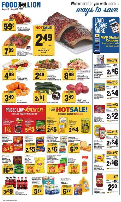 Food Lion (MD) Weekly Ad Flyer Specials August 10 to August 16, 2022