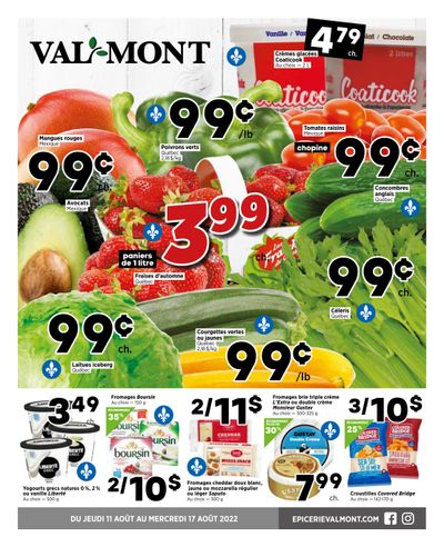 Val-Mont Flyer August 11 to 17