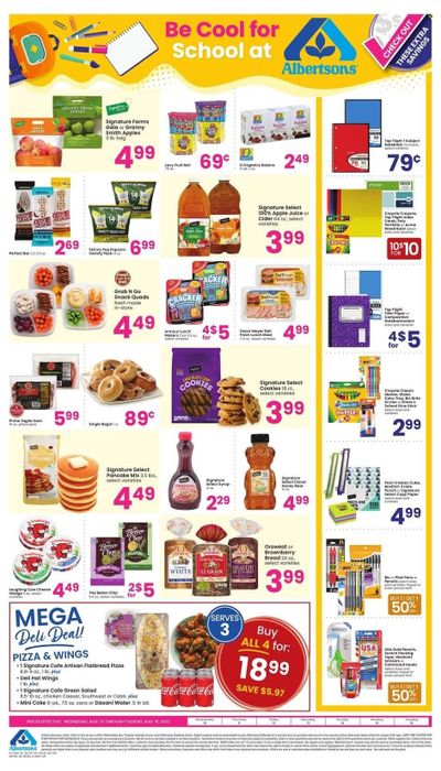 Albertsons (CA, ID, LA, MT, OR, TX, WA) Weekly Ad Flyer Specials August 10 to August 16, 2022 Albertsons (CA, ID, LA, MT, OR, TX, WA) Weekly Ad Flyer Specials August 10 to August 16, 2022
