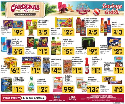 Cardenas (CA, NV) Weekly Ad Flyer Specials August 10 to August 30, 2022