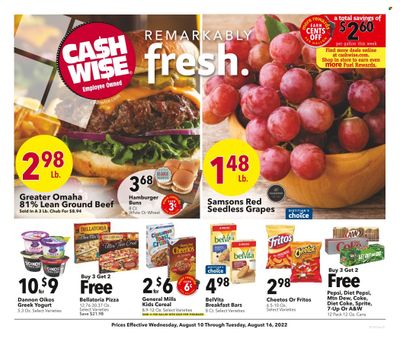 Cash Wise (MN) Weekly Ad Flyer Specials August 10 to August 16, 2022