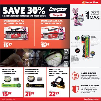 Home Hardware (Atlantic) Flyer August 11 to 17