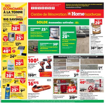 Home Hardware Building Centre (QC) Flyer August 11 to 17