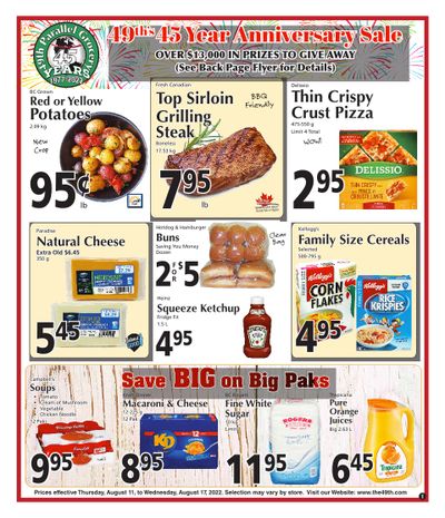 The 49th Parallel Grocery Flyer August 11 to 17