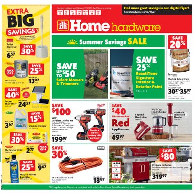 Home Hardware (BC) Flyer August 11 to 17