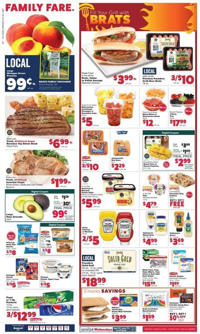 Family Fare (MI) Weekly Ad Flyer Specials August 7 to August 13, 2022
