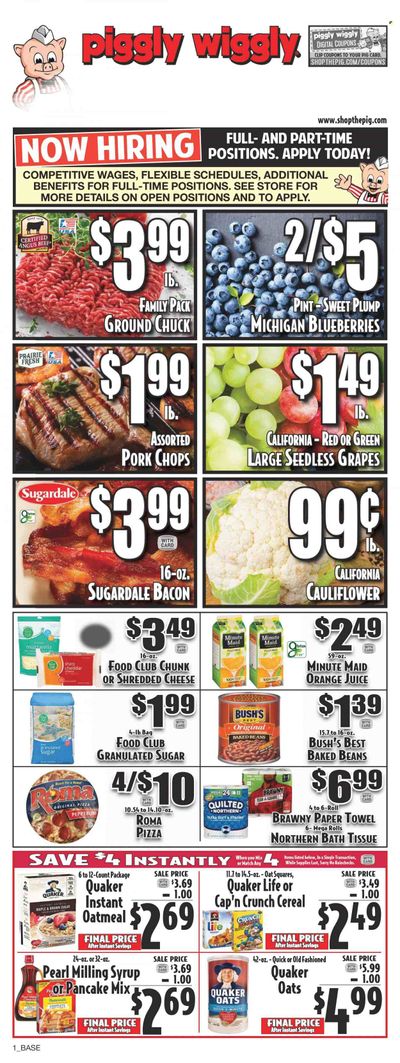 Piggly Wiggly (GA, SC) Weekly Ad Flyer Specials August 10 to August 16, 2022
