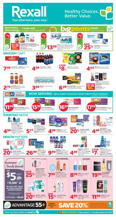 Rexall (ON) Flyer August 12 to 18