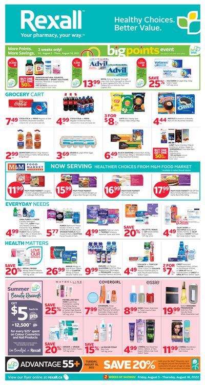 Rexall (AB) Flyer August 12 to 18