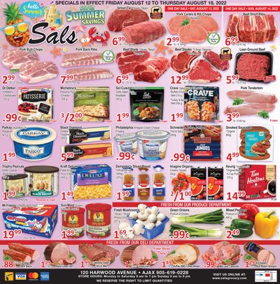 Sal's Grocery Flyer August 12 to 18