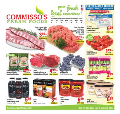 Commisso's Fresh Foods Flyer August 12 to 18