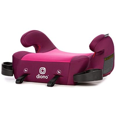 Diono Solana 2 2022, XL Lightweight Backless Belt-Positioning Booster Car Seat, 8 Years 1 Booster Seat, Pink $59.97 (Reg $79.99)