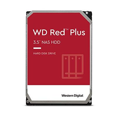 Western Digital 12TB WD Red Plus NAS Internal Hard Drive HDD - 7200 RPM, SATA 6 GB/s, CMR, 512 MB Cache, 3.5" - WD120EFBX $284.99 (Reg $329.99)