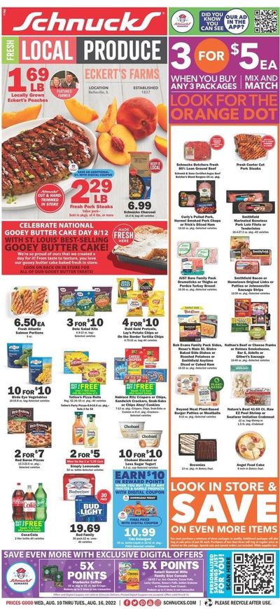 Schnucks (IA, IL, IN, MO) Weekly Ad Flyer Specials August 10 to August 16, 2022
