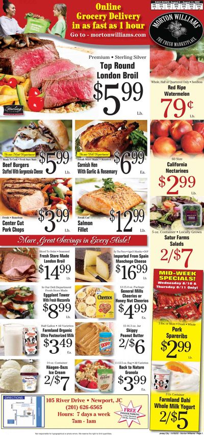 Morton Williams (NJ) Weekly Ad Flyer Specials August 5 to August 11, 2022