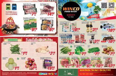 WinCo Food Mart (HWY 7) Flyer August 11 to 17