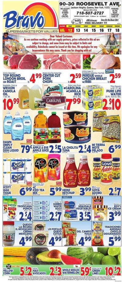 Bravo Supermarkets (CT, FL, MA, NJ, NY, PA) Weekly Ad Flyer Specials August 12 to August 18, 2022