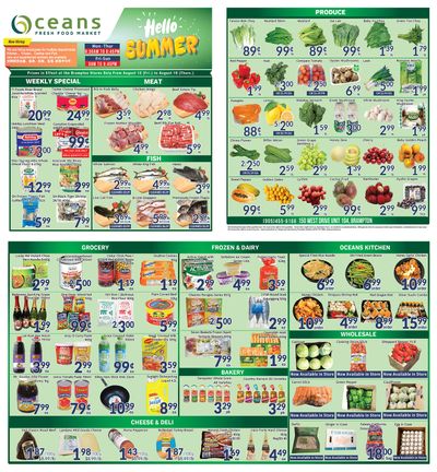 Oceans Fresh Food Market (Brampton) Flyer August 12 to 18