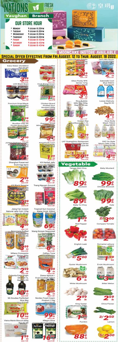 Nations Fresh Foods (Vaughan) Flyer August 12 to 18