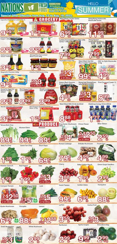 Nations Fresh Foods (Hamilton) Flyer August 12 to 18