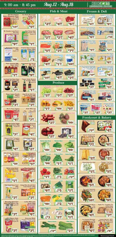 Nations Fresh Foods (Mississauga) Flyer August 12 to 18