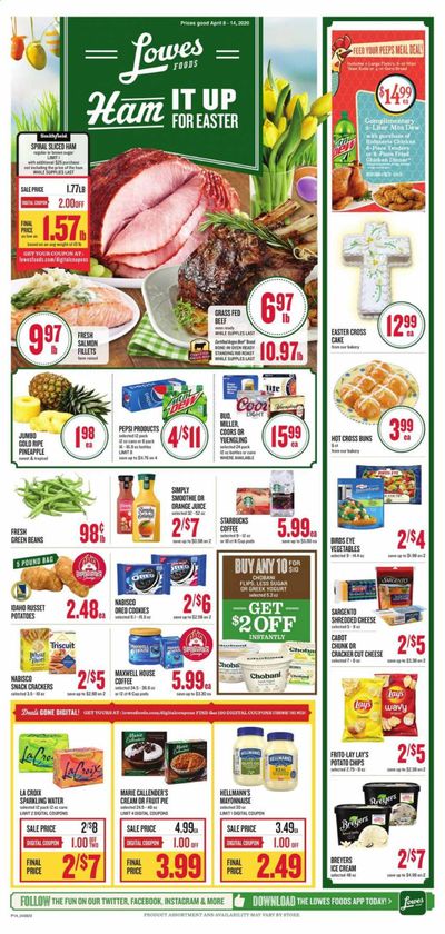 Lowes Foods Weekly Ad & Flyer April 8 to 14
