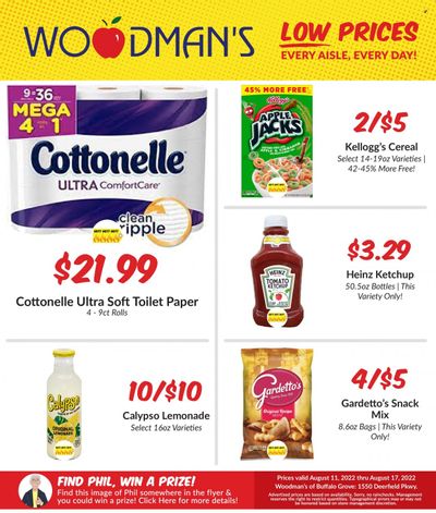 Woodman's Markets (IL, WI) Weekly Ad Flyer Specials August 11 to August 17, 2022