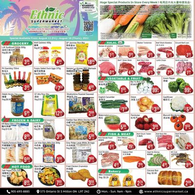 Ethnic Supermarket (Milton) Flyer August 12 to 18