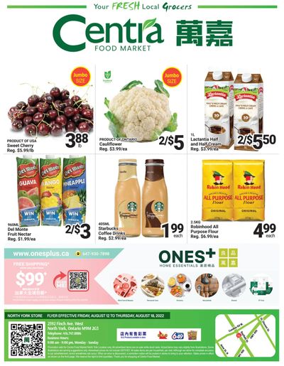 Centra Foods (North York) Flyer August 12 to 18