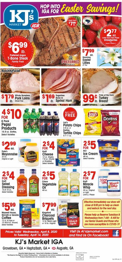 KJ´s Market Weekly Ad & Flyer April 8 to 14