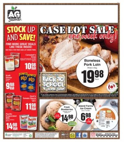 AG Foods Flyer August 12 to 18