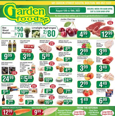 Garden Foods Flyer August 12 to 18