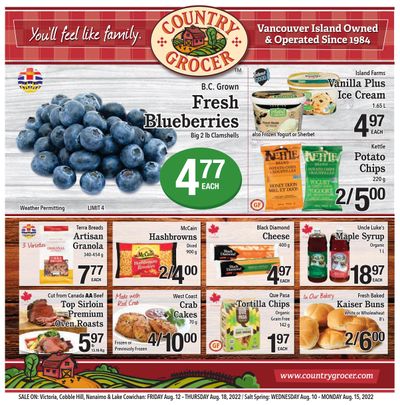 Country Grocer Flyer August 12 to 18