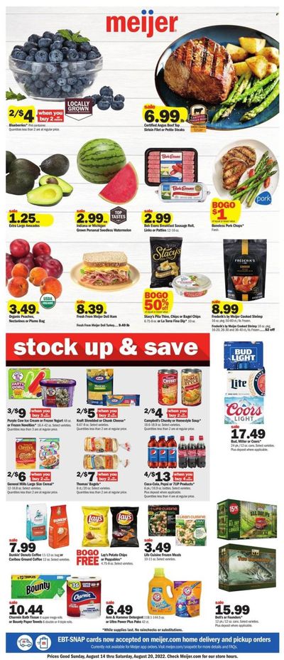 Meijer (MI) Weekly Ad Flyer Specials August 14 to August 20, 2022