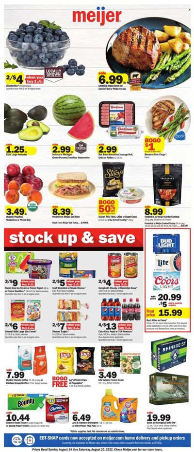 Meijer (OH) Weekly Ad Flyer Specials August 14 to August 20, 2022