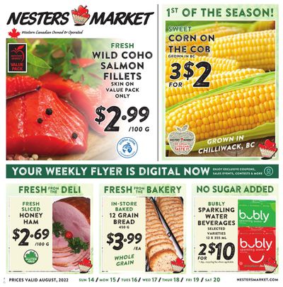 Nesters Market Flyer August 14 to 20