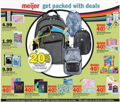 Meijer (IL, IN, KY, MI, OH, WI) Weekly Ad Flyer Specials August 14 to August 20, 2022