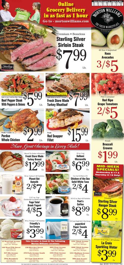 Morton Williams (NY) Weekly Ad Flyer Specials August 12 to August 18, 2022