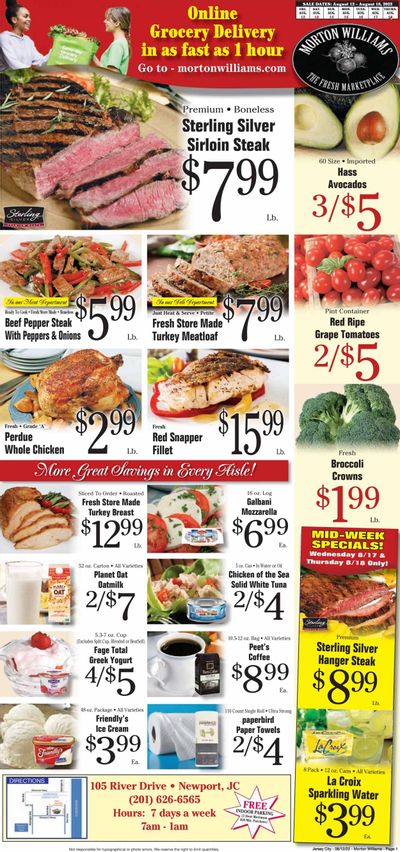 Morton Williams (NJ) Weekly Ad Flyer Specials August 12 to August 18, 2022