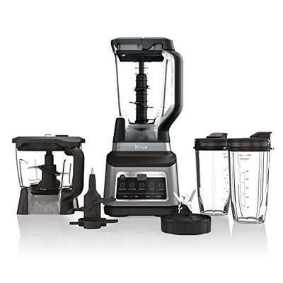 Ninja BN801 Professional Plus Kitchen System, 1400 WP, 5 Functions for Smoothies, Chopping, Dough & More with Auto IQ, 72-oz.* Blender Pitcher, 64-oz. Processor Bowl, (2) 24-oz. To-Go Cups, Grey $199.99 (Reg $229.99)