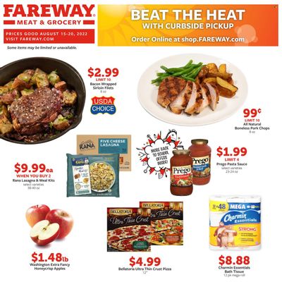 Fareway (IA) Weekly Ad Flyer Specials August 15 to August 20, 2022