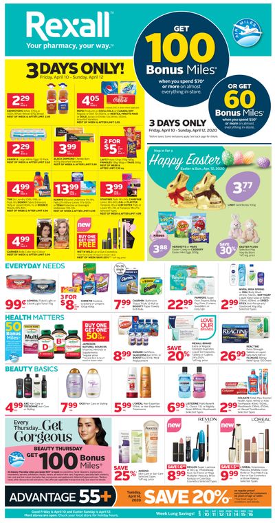 Rexall (West) Flyer April 10 to 16