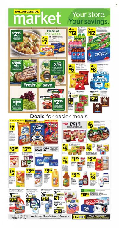 Dollar General (MS) Weekly Ad Flyer Specials August 14 to August 20, 2022