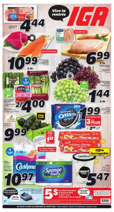 IGA (QC) Flyer August 18 to 24