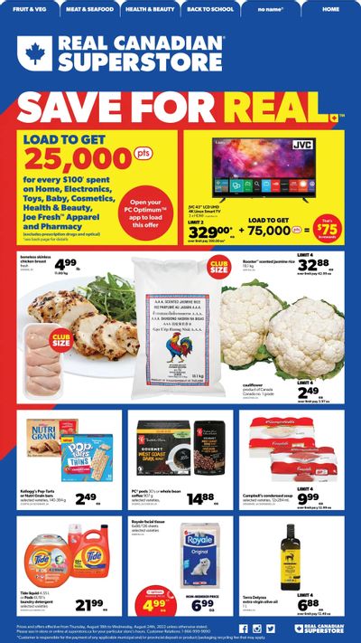 Real Canadian Superstore (West) Flyer August 18 to 24