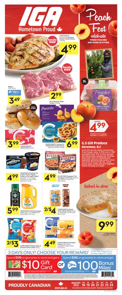 IGA (BC, AB & Sk) Flyer August 18 to 24
