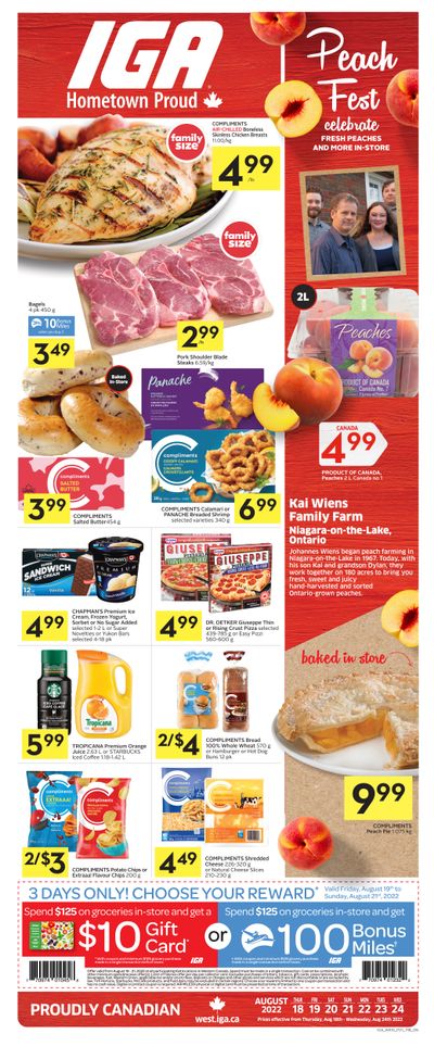 IGA (MB & ON) Flyer August 18 to 24