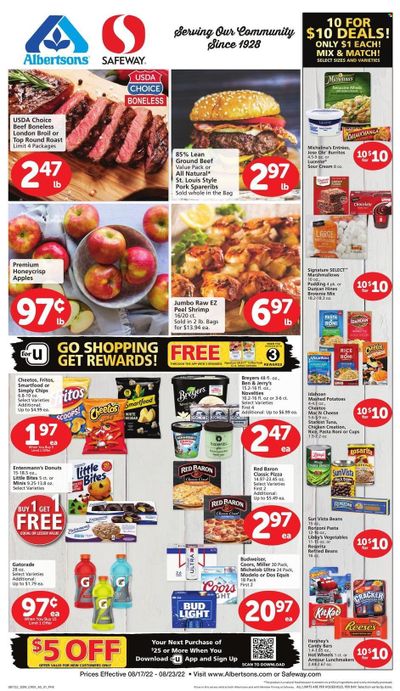 Safeway (AZ, CO, ID, MT, NE, NM) Weekly Ad Flyer Specials August 17 to August 23, 2022
